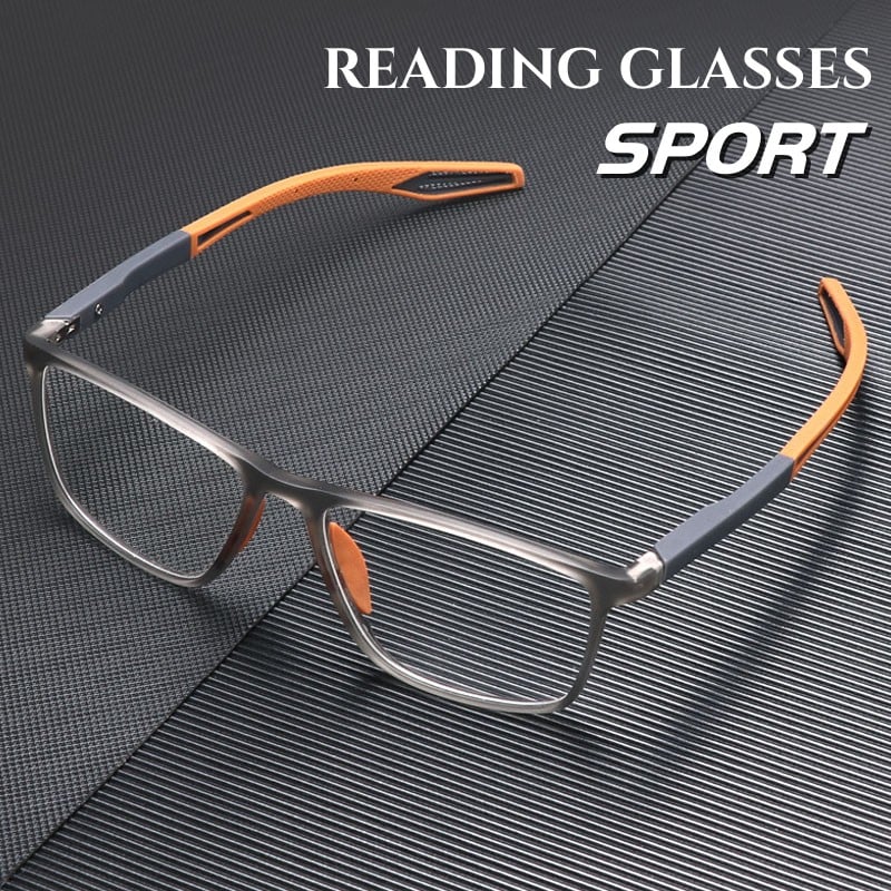 Glasses with gently progressive multifocal lenses – clear all-day comfort