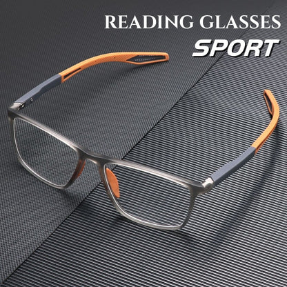 Glasses with gently progressive multifocal lenses – clear all-day comfort