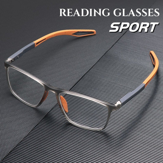Glasses with gently progressive multifocal lenses – clear all-day comfort