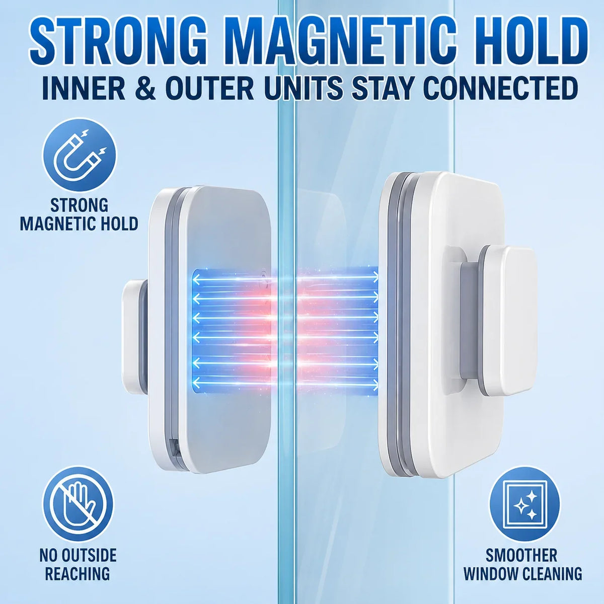 CrystalMist Magnetic Cleaner — Sparkling Windows, Effortless Speed