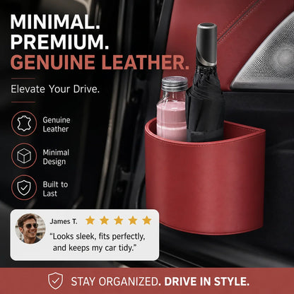 VeluraDrive — Leather Car Door Organizer | 50% OFF