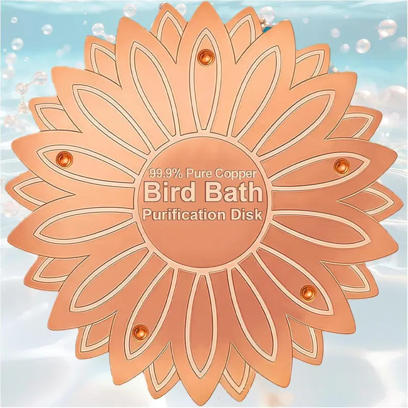 LumaPure Copper Disk — Pure Water, Happy Birds