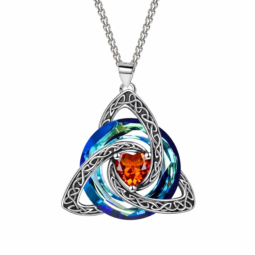 LunaKnot — Celtic Birthstone Pendant Necklace | 50% OFF