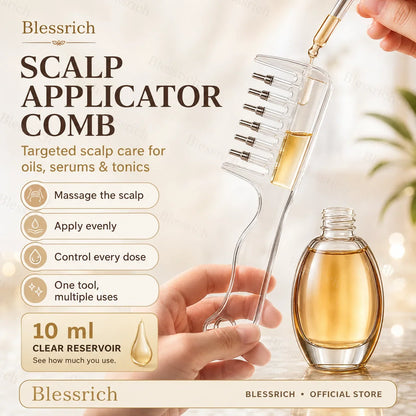 NovaScalp Serum Comb — Precise Care, Confident Scalp