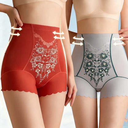 Grace – Embroidered High-Waist Tummy Control Briefs