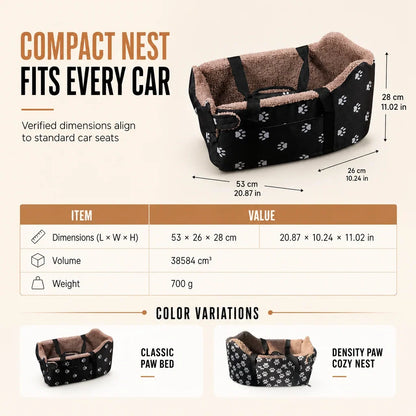 SnuggleNest Cat Carrier — Calm Comfort Anywhere