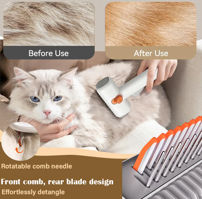 FluffEase — Detangling Grooming Comb | 50% OFF