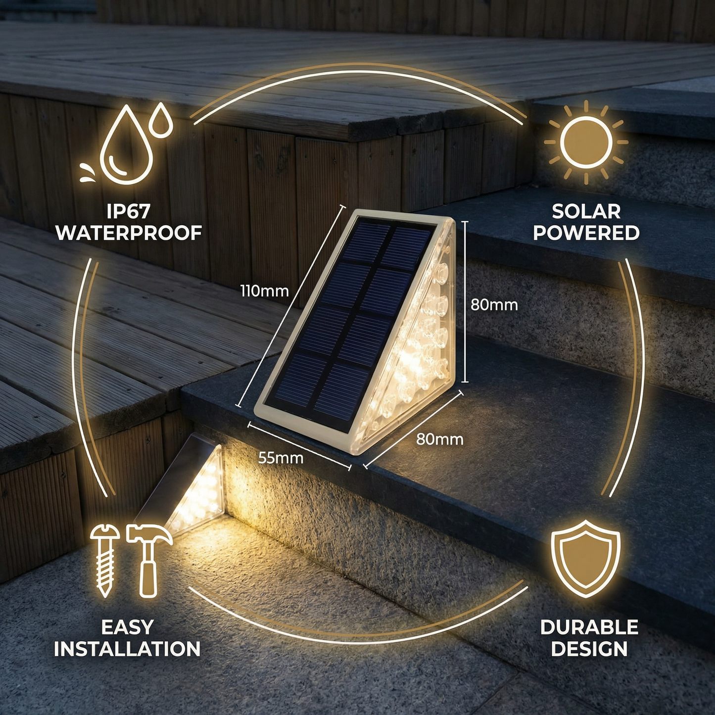 GlowPath Solar Lighting — Safe, Stylish Steps