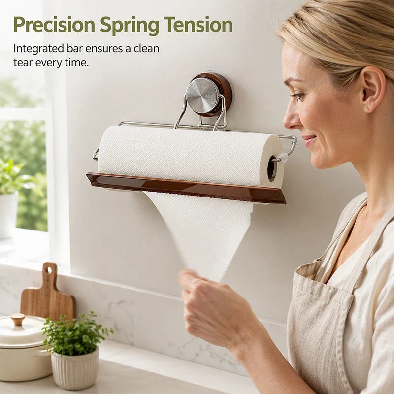ClingHold Paper Towel Keeper — Tear Perfectly Every Time