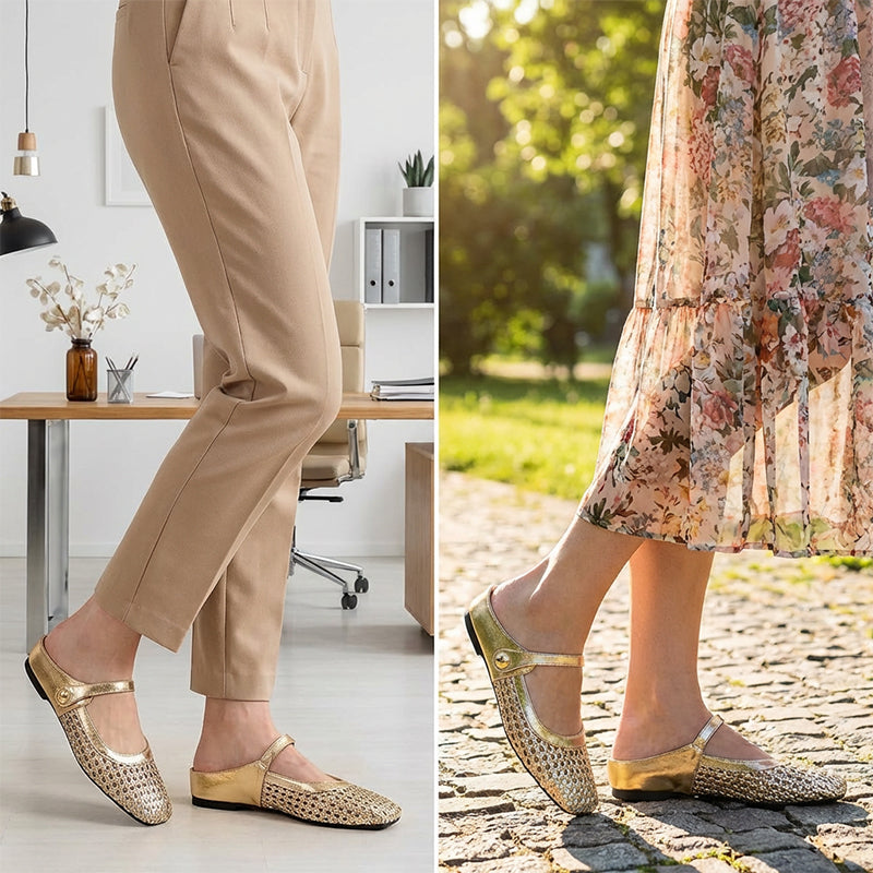 Ella — Breathable Comfort Flats | 50% OFF