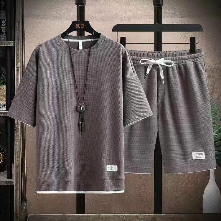 Jordan — Lightweight, Breathable Waffle Fabric Set for Men
