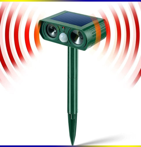 K9 Shield — Solar Ultrasonic Animal Repeller | 50% OFF