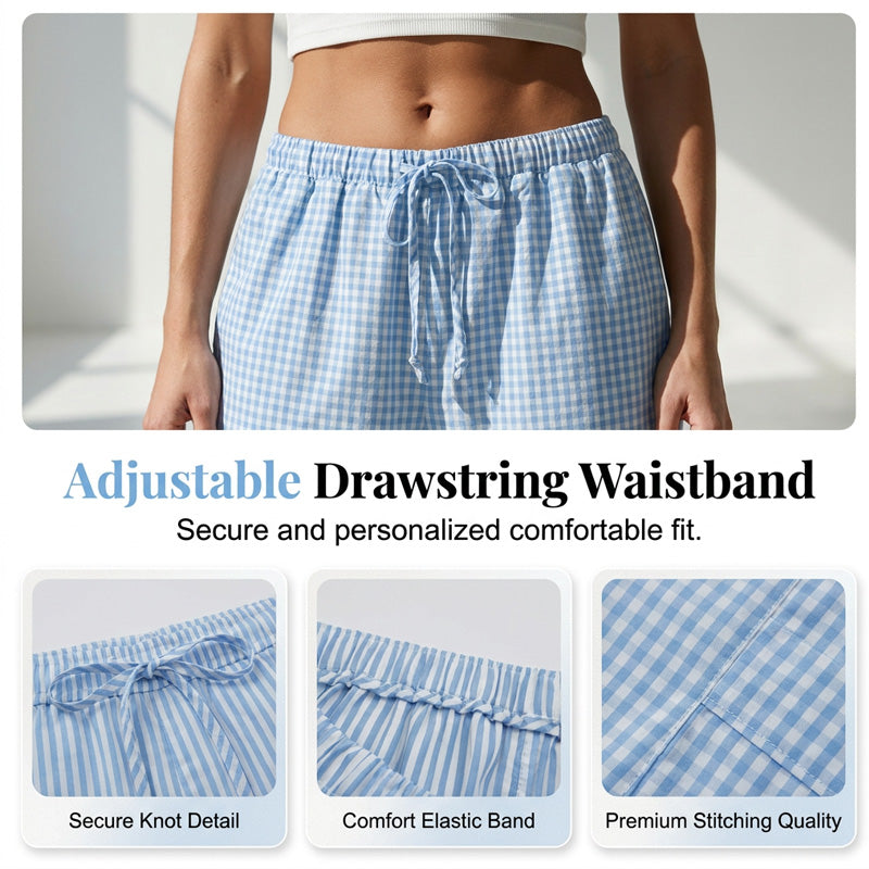Lena — Lightweight Summer Pants with Wide Leg Design