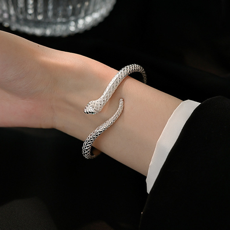Snake Cuff Bracelet — Command Attention Instantly