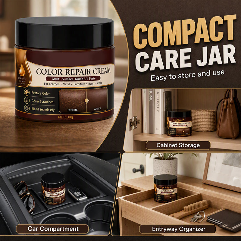 LeatherFix — Brown Leather Repair Cream | 1+1 FREE