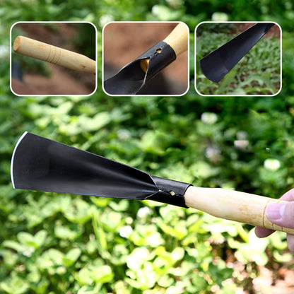 Spade with Wooden Handle Made of Manganese Steel — Effortless Precision Power