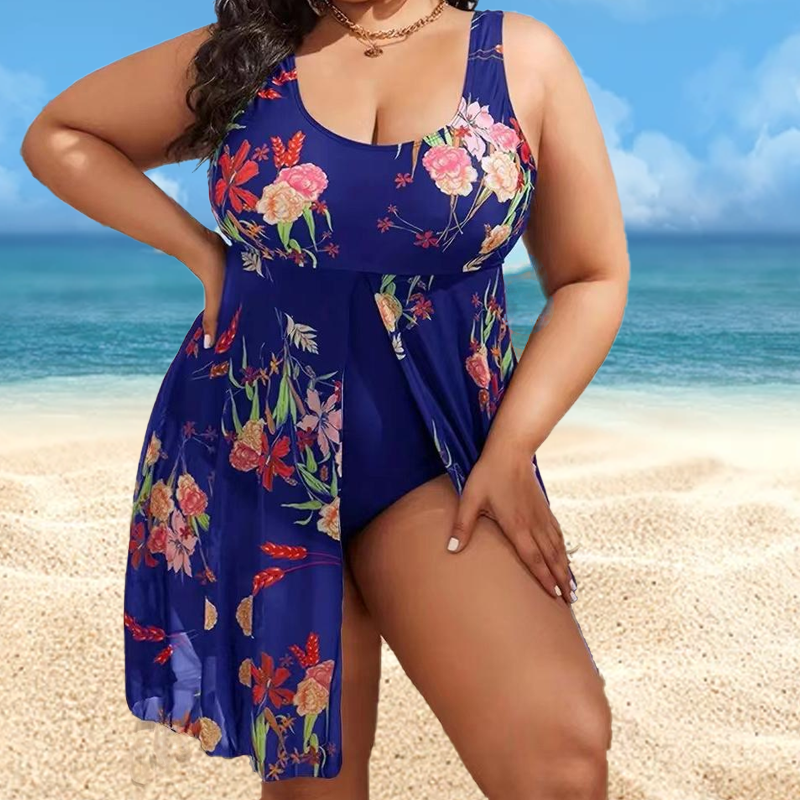 Isabella — Shape-Sculpting Swim Dress with Bust Support