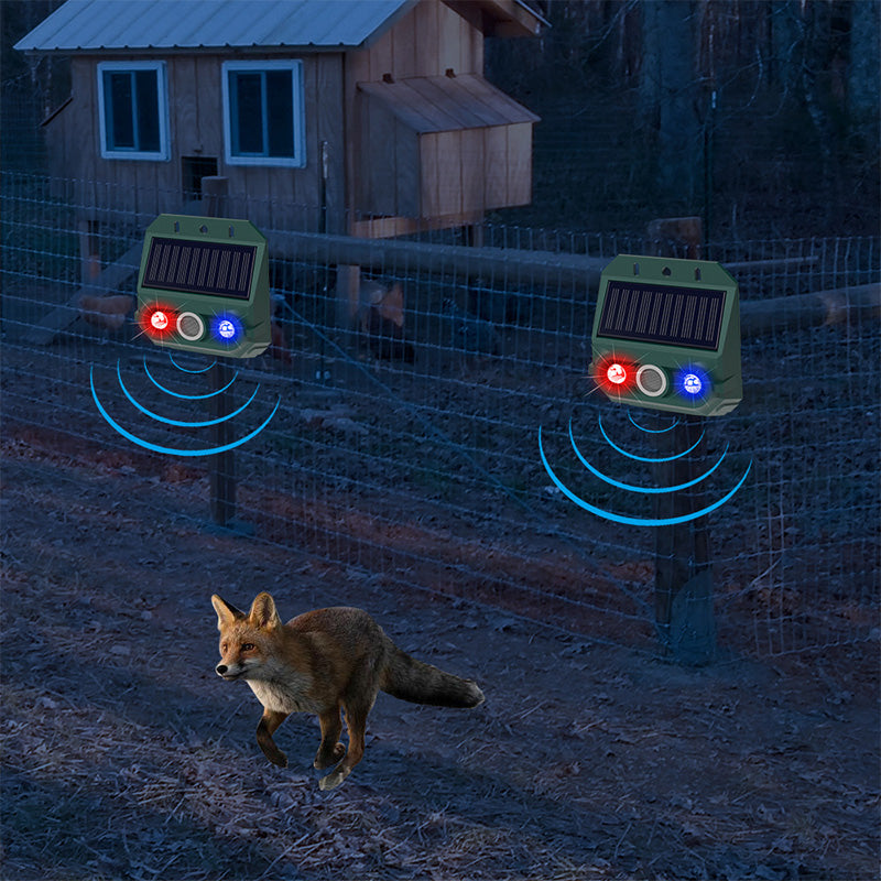 Animal protection device — Silent, solar-powered for peace