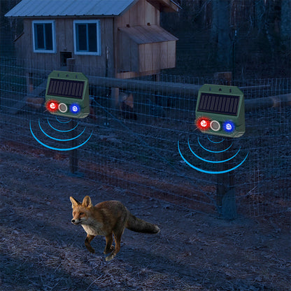 Animal protection device — Silent, solar-powered for peace