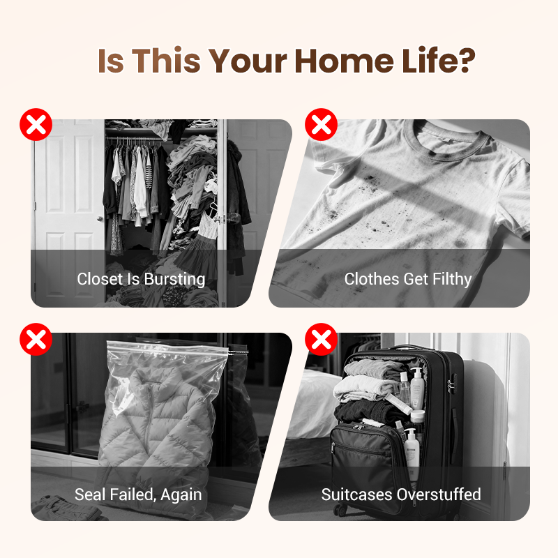 SpaceSavvy Compression Bags — Effortless Packing Freedom