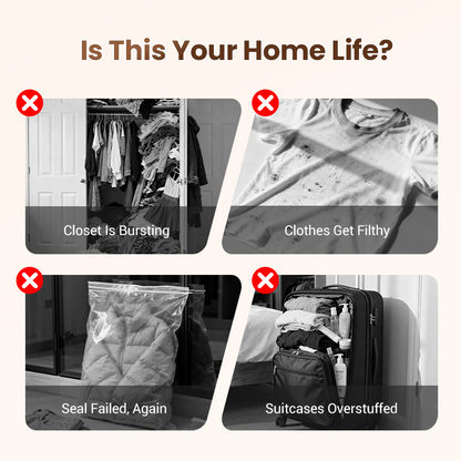 SpaceSavvy Compression Bags — Effortless Packing Freedom