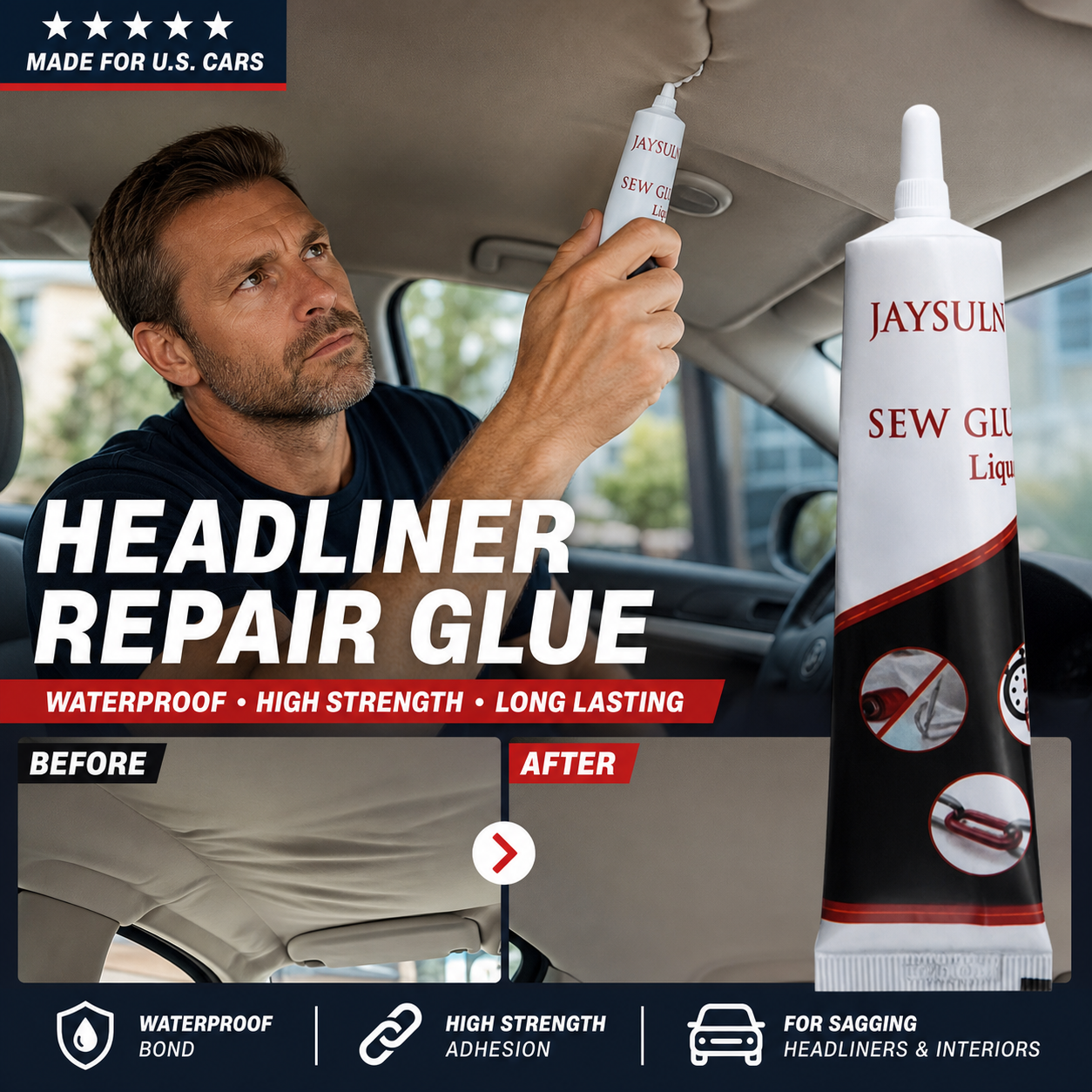 GripTight Interior Repair Adhesive — Restore Confidence Fast - 50ml