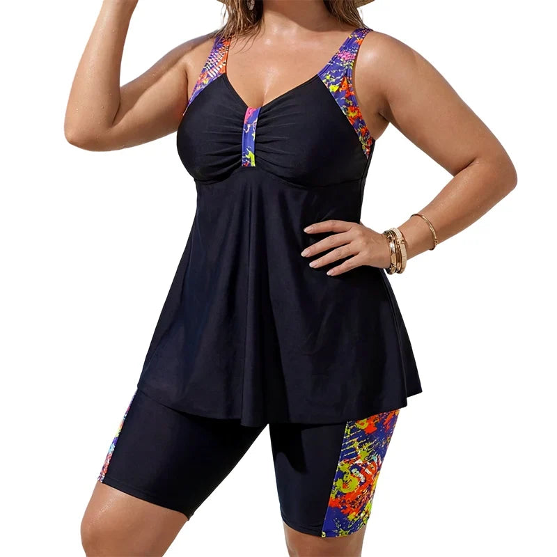 Mara — Women's Two-Piece Tankini Set with Tummy Sculpting