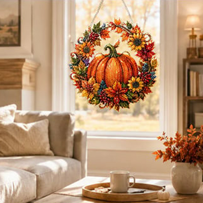 Autumn Radiance Wreath — Cozy Glow Every Day