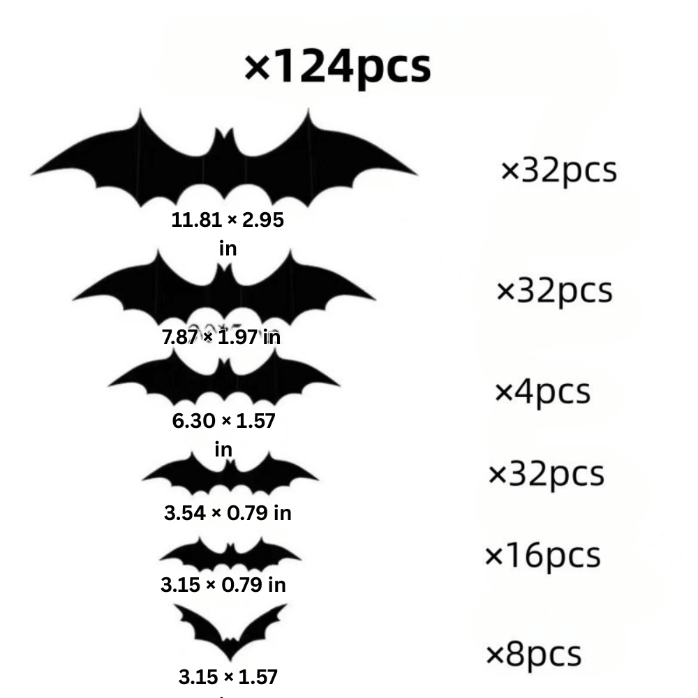 PhantomWing — 3D Halloween Bat Wall Stickers | 50% OFF