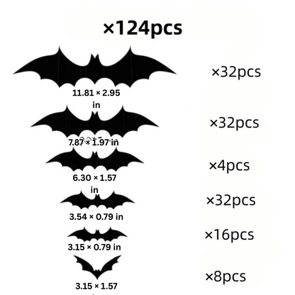 PhantomWing — 3D Halloween Bat Wall Stickers | 50% OFF