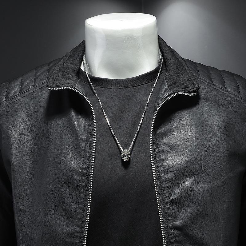 Carter — Lightweight Leather Jacket Men | 50% OFF