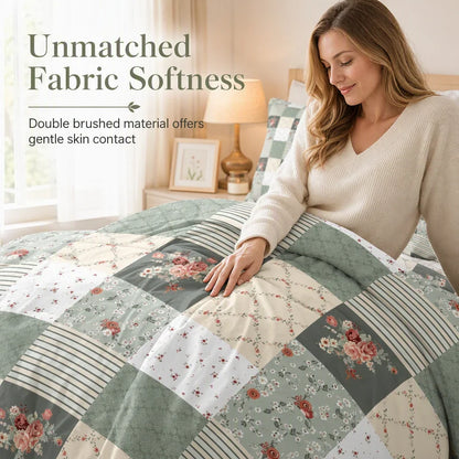LumaLuxe Floral Bedding — Sleep Wrapped Bliss