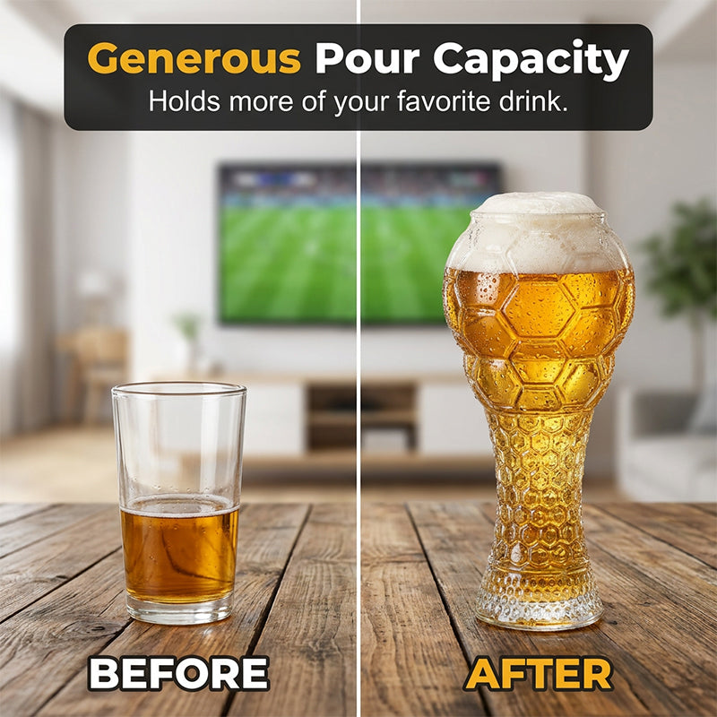 Football Glass — Enjoy Every Exciting Sip