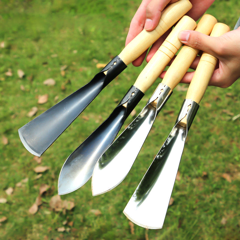 Spade with Wooden Handle Made of Manganese Steel — Effortless Precision Power