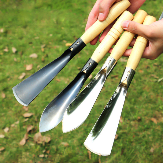 Spade with Wooden Handle Made of Manganese Steel — Effortless Precision Power