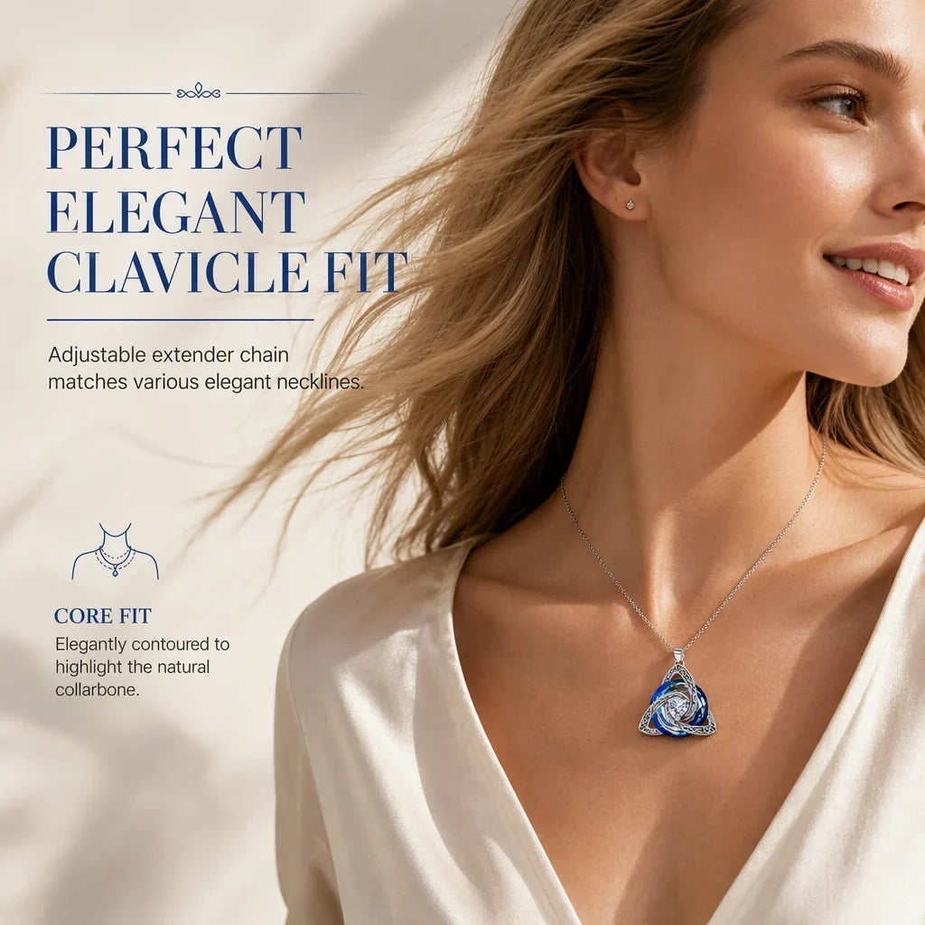 LunaKnot — Celtic Birthstone Pendant Necklace | 50% OFF