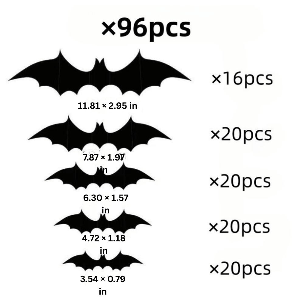 PhantomWing — 3D Halloween Bat Wall Stickers | 50% OFF