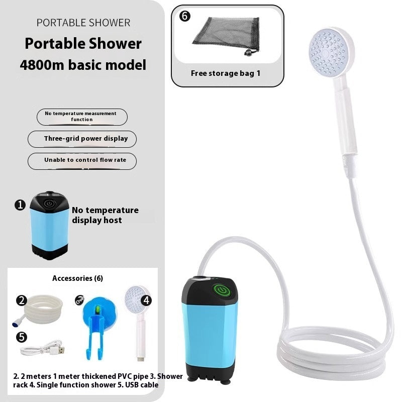 Outdoor Shower Pro — Portable Rechargeable Shower | 50% OFF