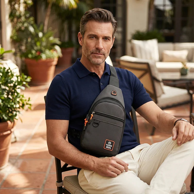 VentoGuard Sling Bag — Stay Dry, Organized, Unstoppable