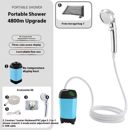 Outdoor Shower Pro — Portable Rechargeable Shower | 50% OFF