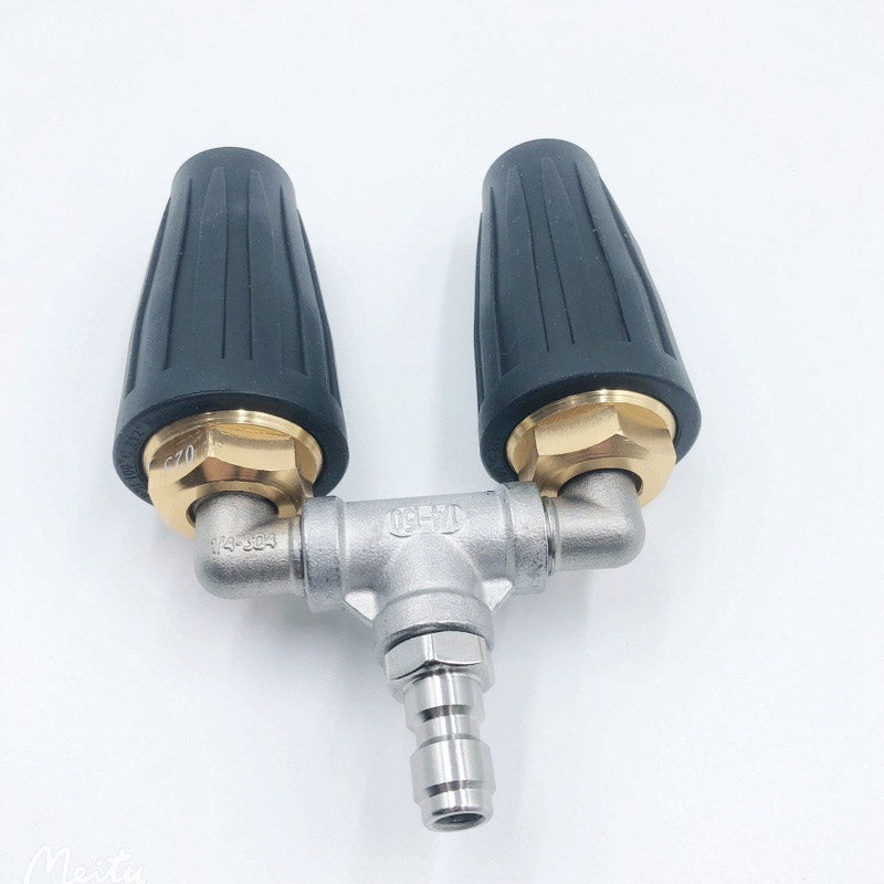 SwiftJet — Dual Turbo Nozzle | 50% OFF