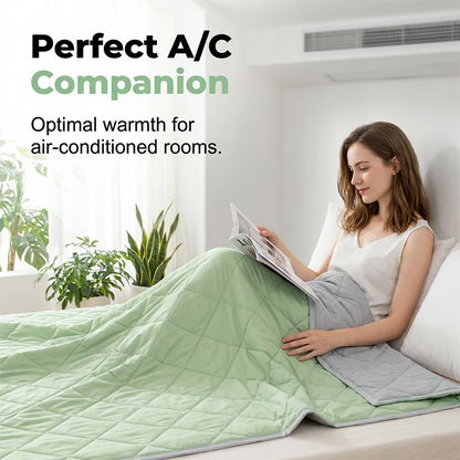 AeroChill Quilted Blanket — Sleep Cool. Wake Refreshed.