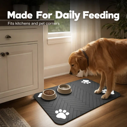 SlipGuard Pet Mat — Mess-Free Mealtime Bliss