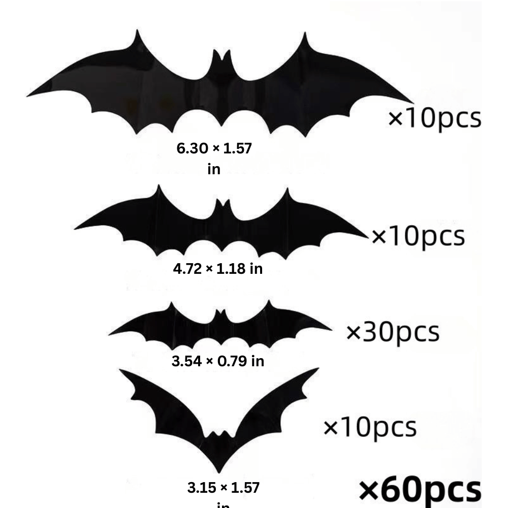 PhantomWing — 3D Halloween Bat Wall Stickers | 50% OFF