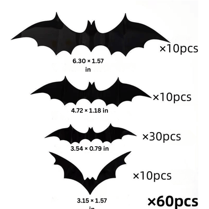 PhantomWing — 3D Halloween Bat Wall Stickers | 50% OFF