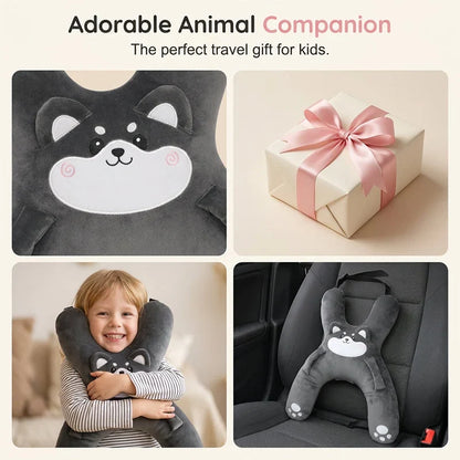 SnugNest Toddler Travel Pillow — Cozy Support, Happy Naps