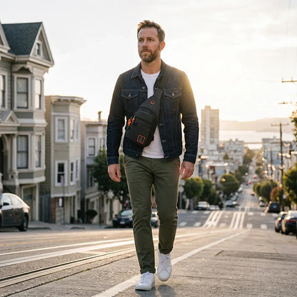 VentoGuard Sling Bag — Stay Dry, Organized, Unstoppable