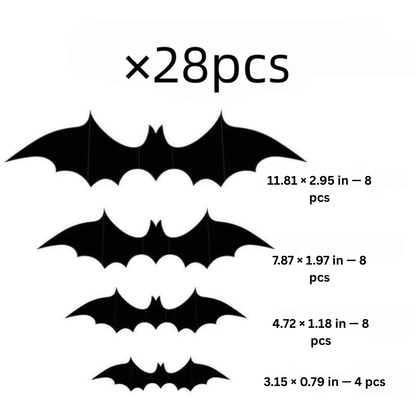 PhantomWing — 3D Halloween Bat Wall Stickers | 50% OFF