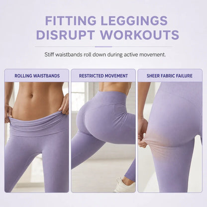 Lina — Seamless Yoga Leggings with High-Waist Support
