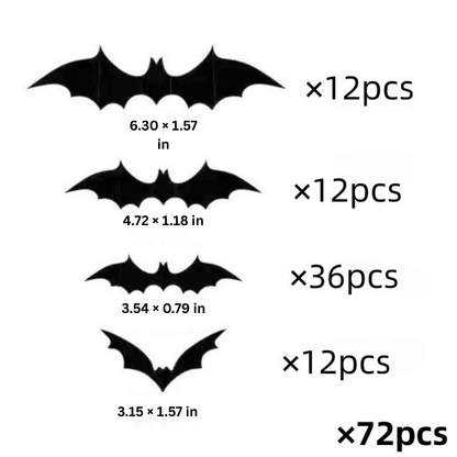 PhantomWing — 3D Halloween Bat Wall Stickers | 50% OFF